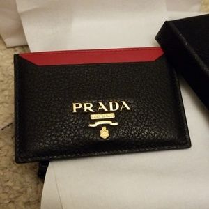 AUTHENTIC - PRADA - Portacarte Daino - card holder